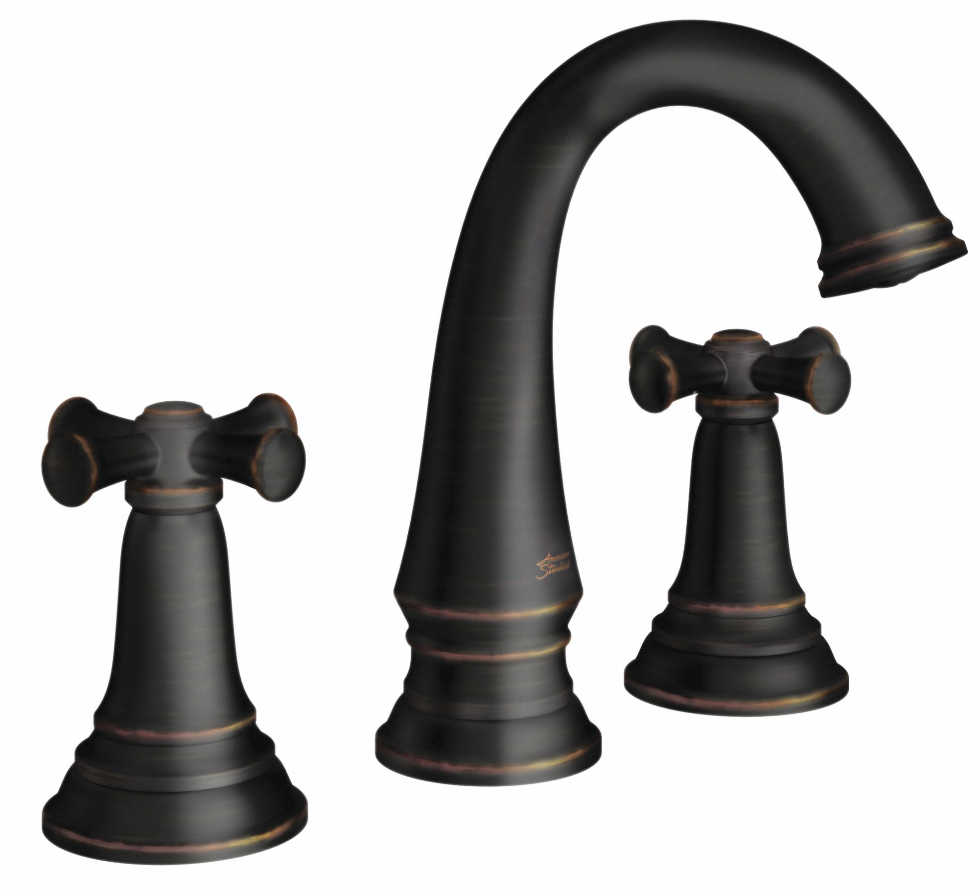 AMERICAN STANDARD Legacy Bronze, Mid Arc, Bathroom Sink Faucet, Manual