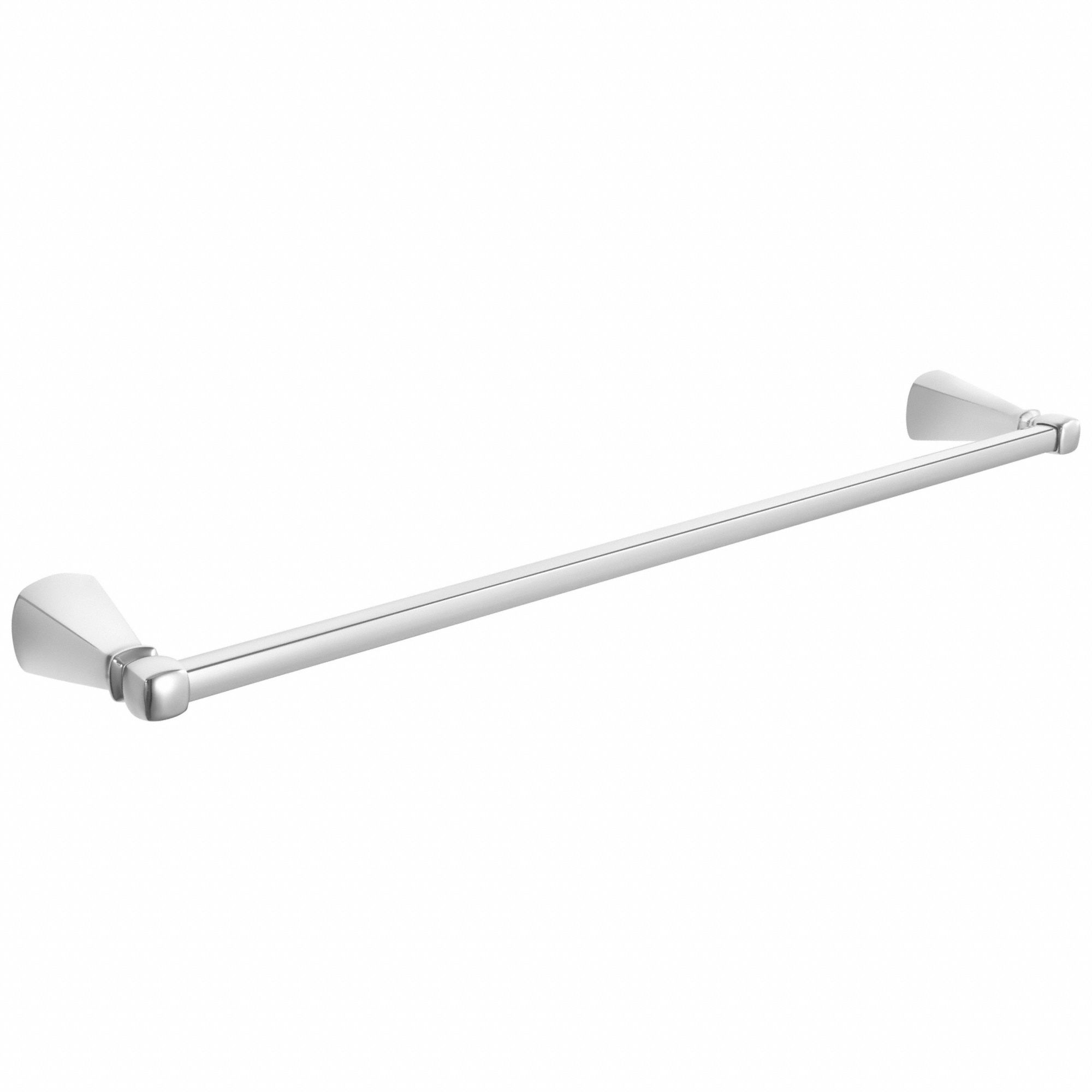 Towel Bar: 7018024.002, Wall Mount, 1 1/4 in x 25 7/8 in x 4 1/8 in, 24 in Bar Wd