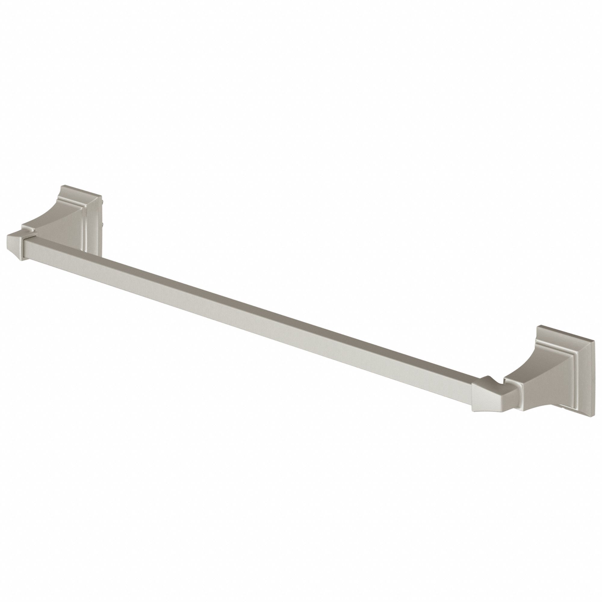 Towel Bar: 7455018.295, Wall Mount, 2 1/4 in x 20 1/4 in x 4 in, 18 in Bar Wd