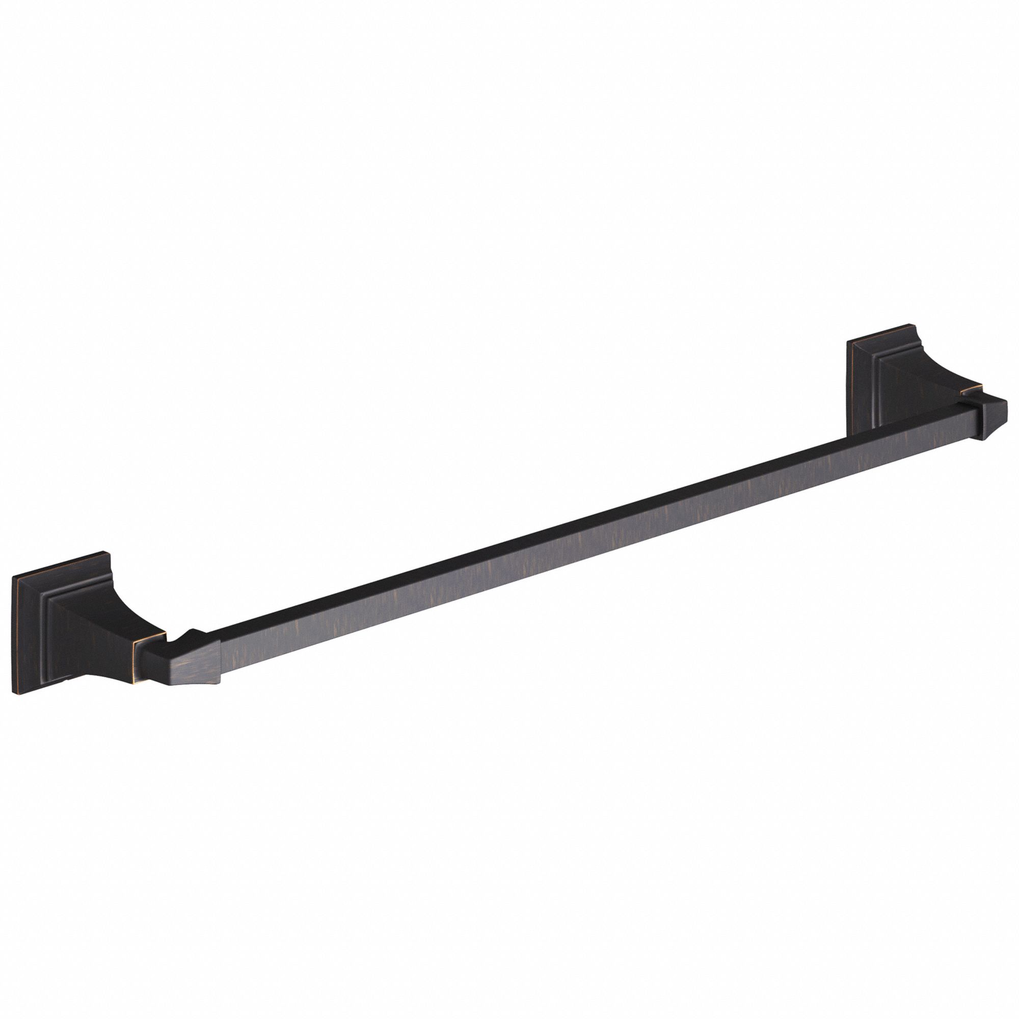 Towel Bar: 7455024.278, Wall Mount, 2 1/4 in x 26 1/4 in x 4 in, 24 in Bar Wd
