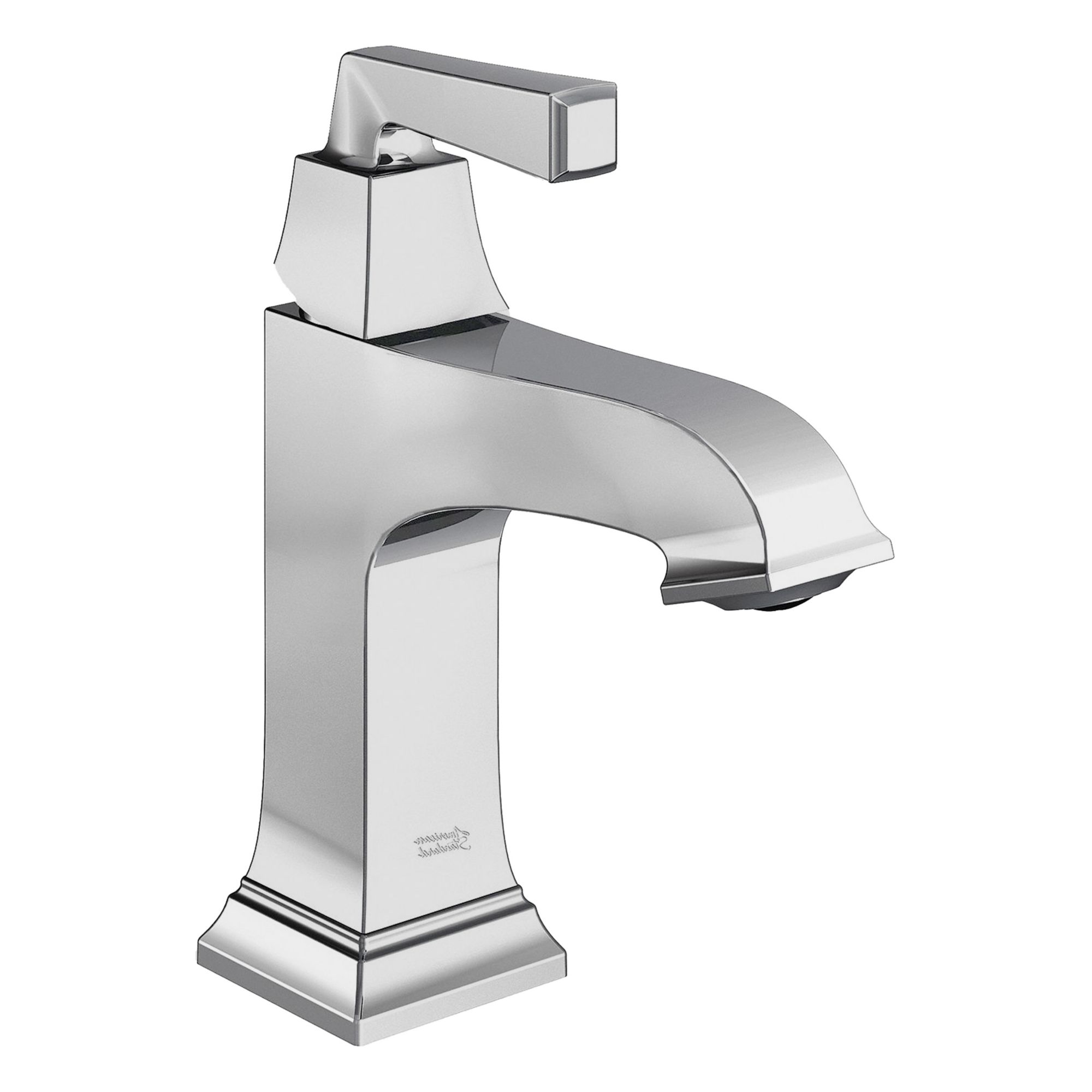 Mid Arc Bathroom Faucet: Town Square S, Brass, Polished Chrome Finish, Single-Post