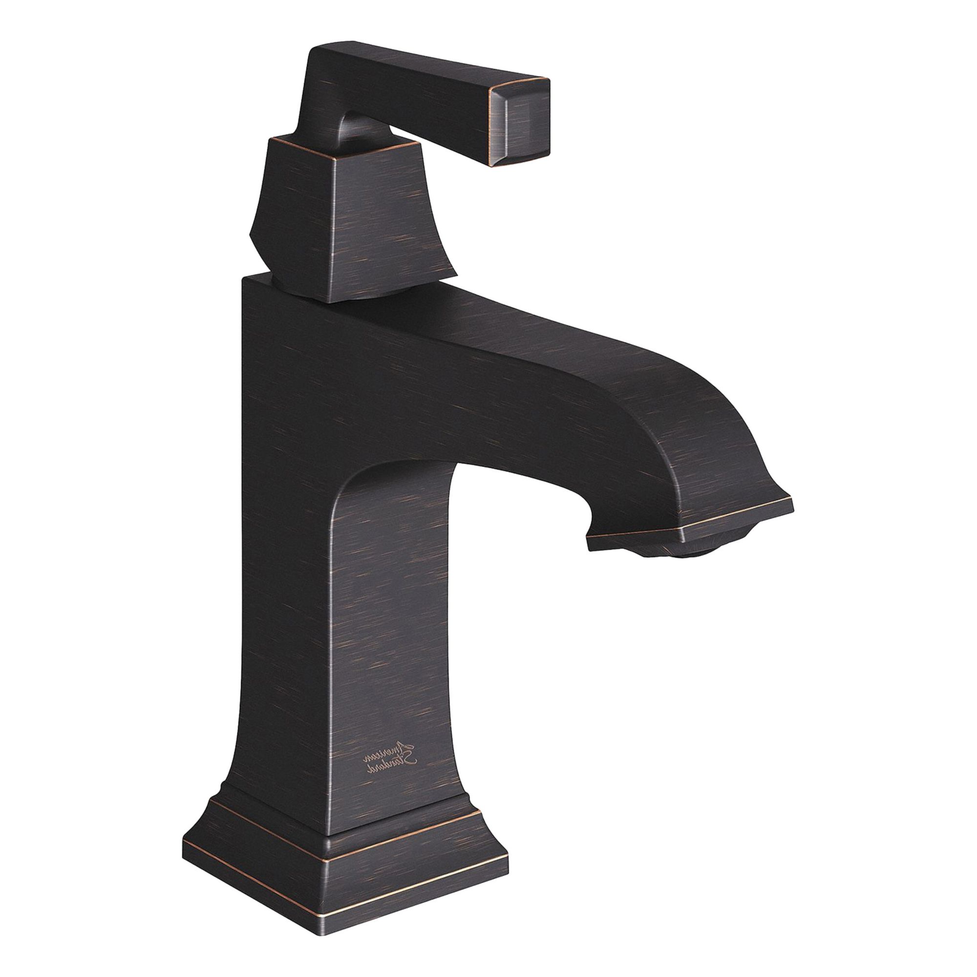 Mid Arc Bathroom Faucet: Town Square S, Brass, Legacy Bronze Finish, Single-Post