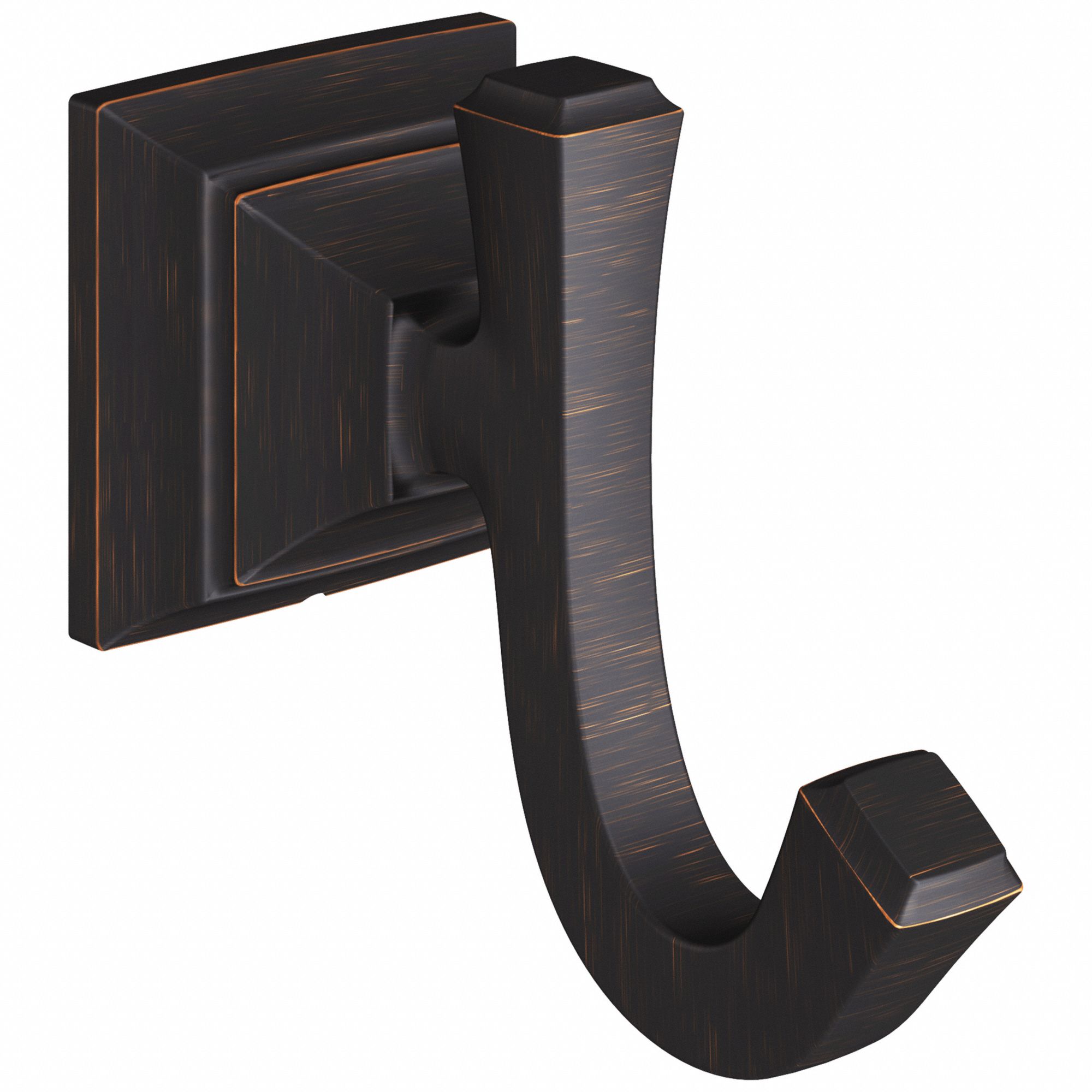 Bathroom Hook: 7455210.278, 1 Hooks, Metal, Bronze, 3 5/8 in x 2 1/4 in x 4 1/8 in