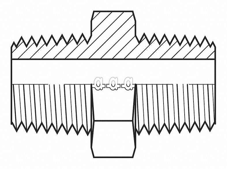 Hose Adapter 1 BSPT 1 BSPT
