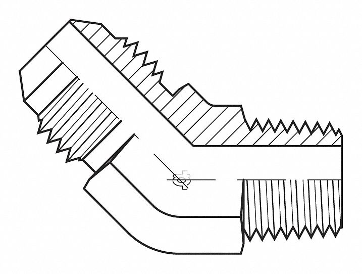 Hose Adapter 1 JIC 1 BSPT