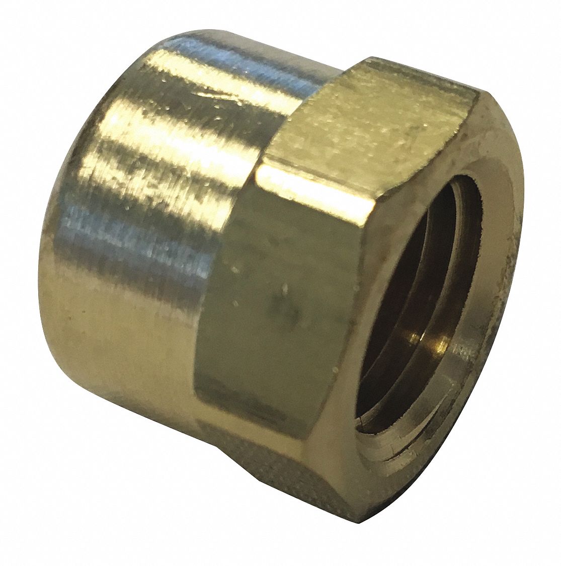 Hydraulic Hose Adapter: Brass, 1/4 in Fitting Size, Female, 1, 200 psi Max. Working Pressure @ 70 F