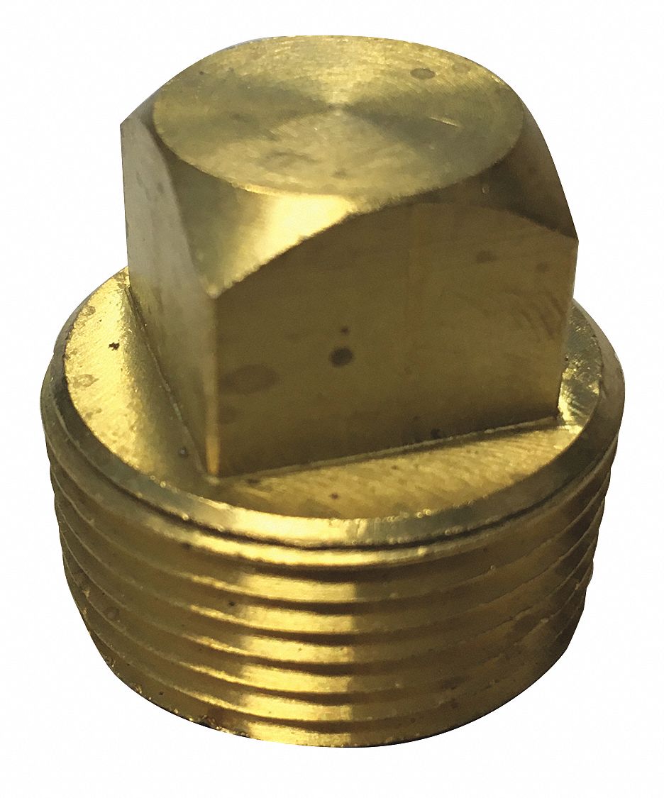Hydraulic Hose Adapter: Brass, 1/2 in Fitting Size, 1, 200 psi Max. Working Pressure @ 70 F, NPTF