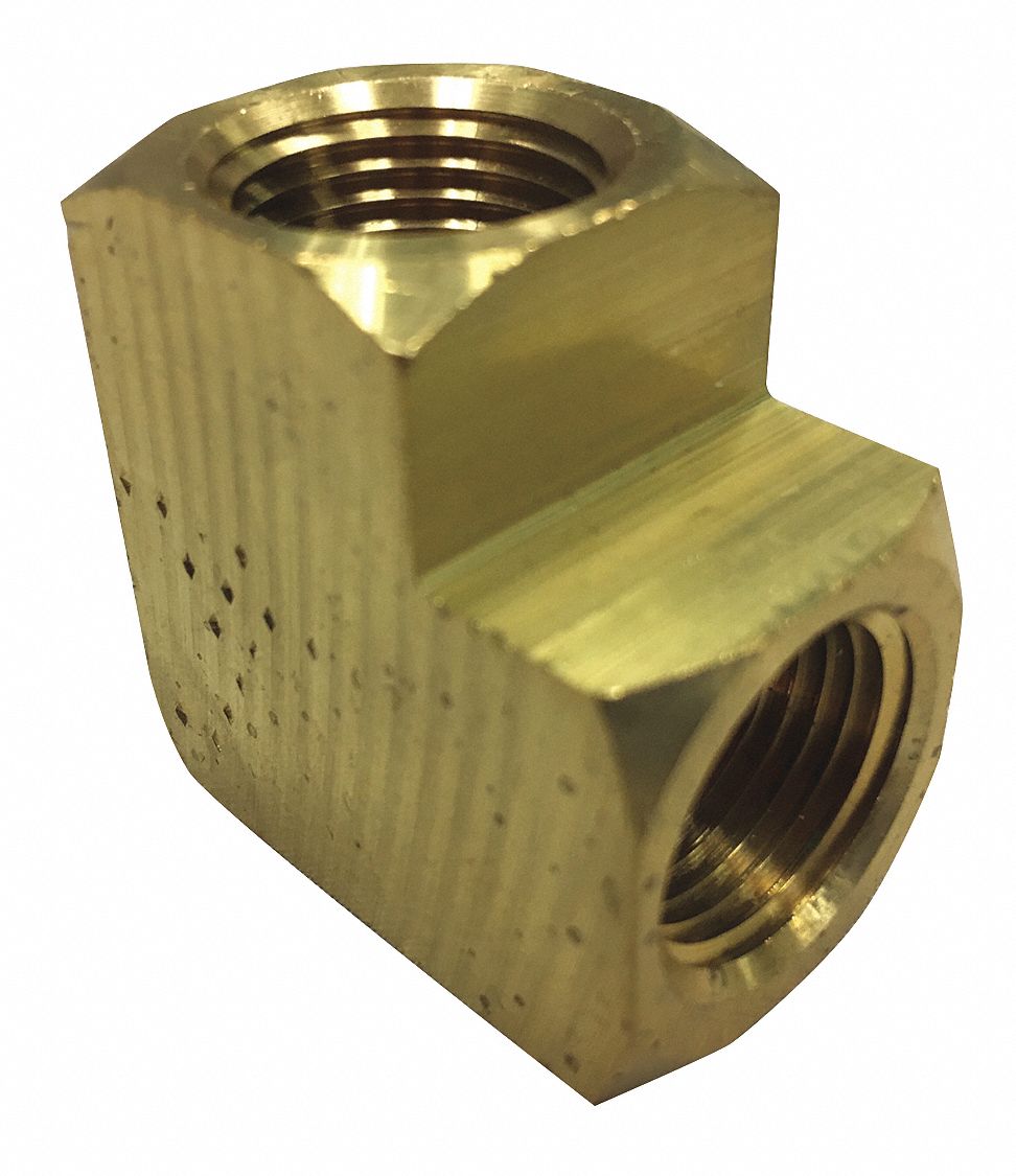 Hydraulic Hose Adapter: 1/2 in x 1/2 in Fitting Size, Female x Female, 1.09 in Overall Lg, Rigid