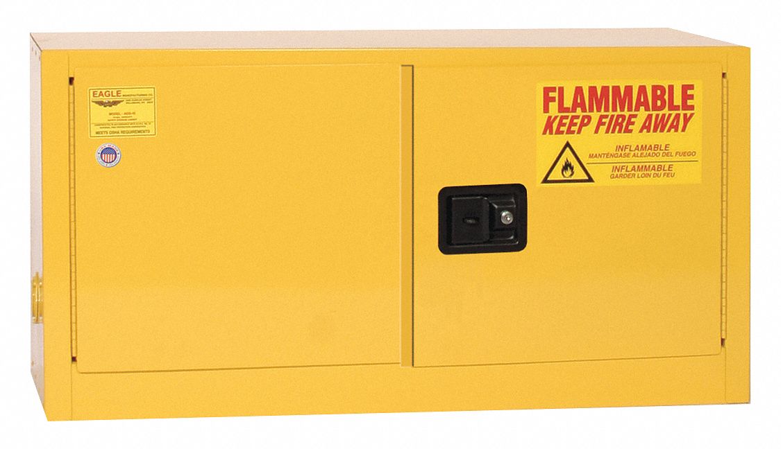 FLAMMABLES SAFETY CABINET,COUNTERTOP