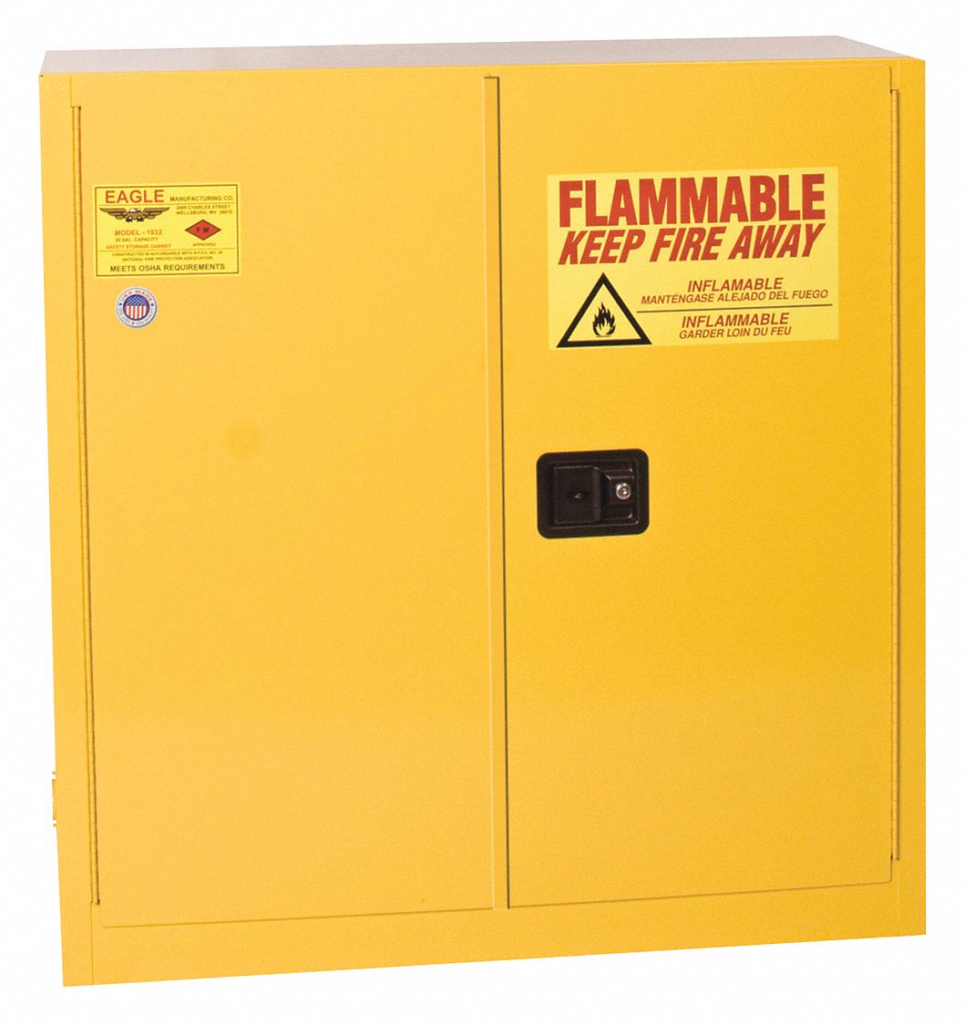 EAGLE 30 gal Flammable SelfClosing Safety Door Type