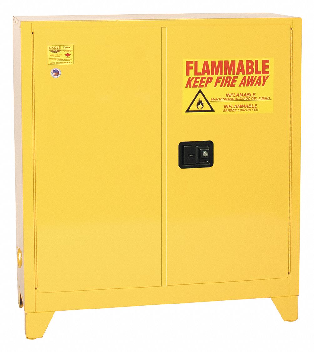 Std with Legs, 30 gal, Flammables Safety 55EA893010XLEGS