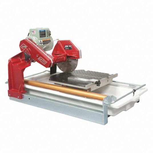MK DIAMOND PRODUCTS Tile Saw, 10 in Blade Dia., Wet Cutting Type, 3 in