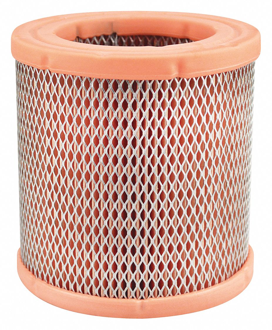 Automotive Air Filter: Round-Oval, Engine, Round, Axial Seal, 4 1/2 in Overall Ht