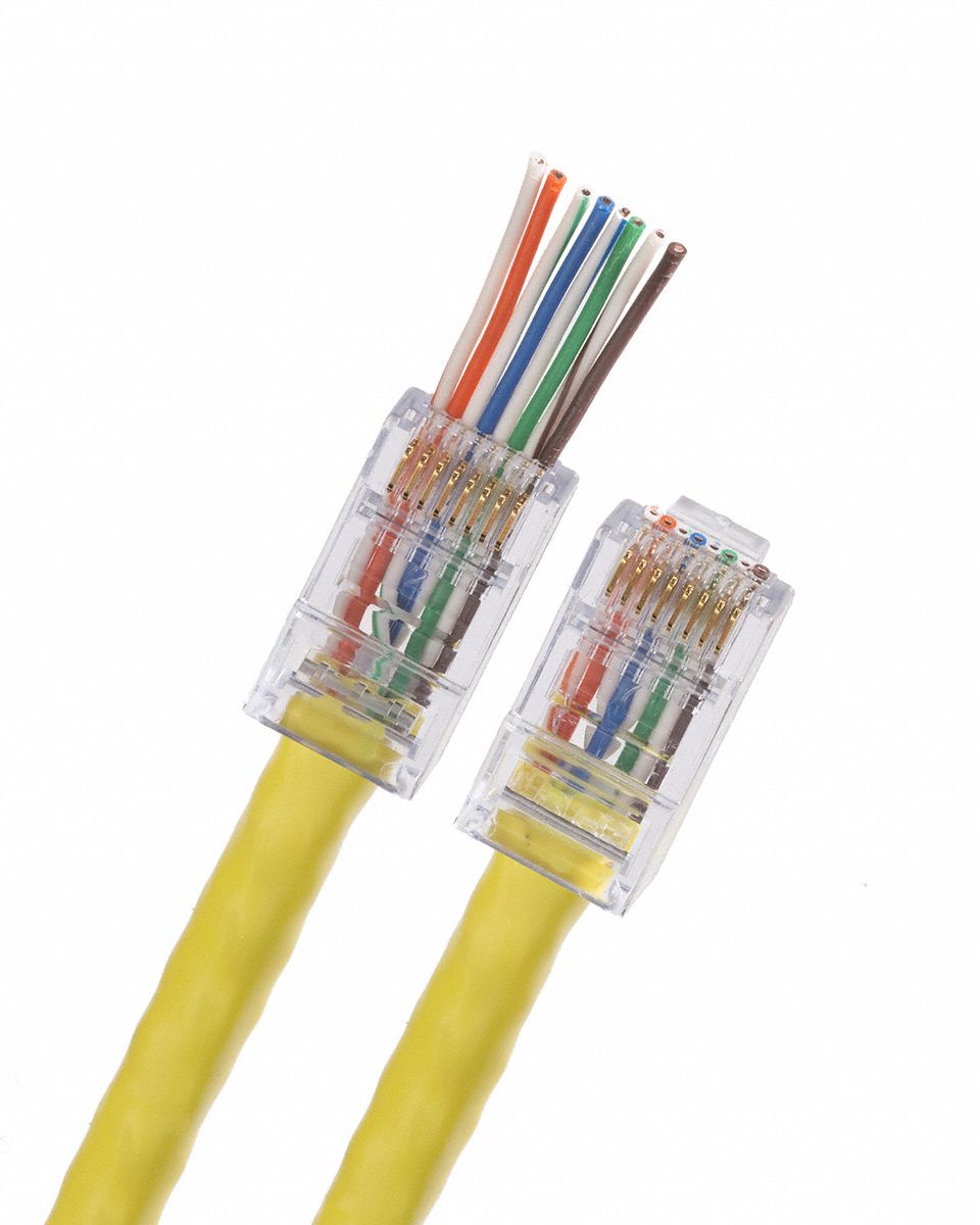 Klein Pass Thru Rj45 Connectors