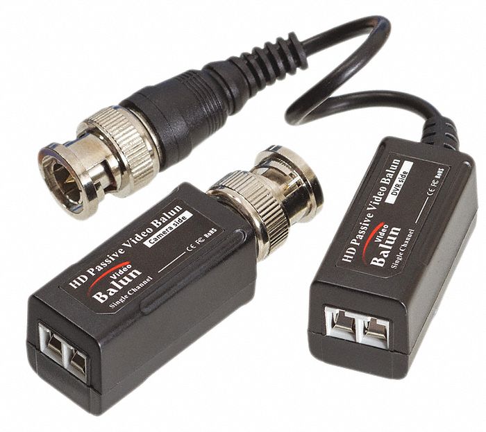 TRIPLETT, Video Balun, Plastic, Video Balun - 55EE06|HDB-VSTPT2 - Grainger