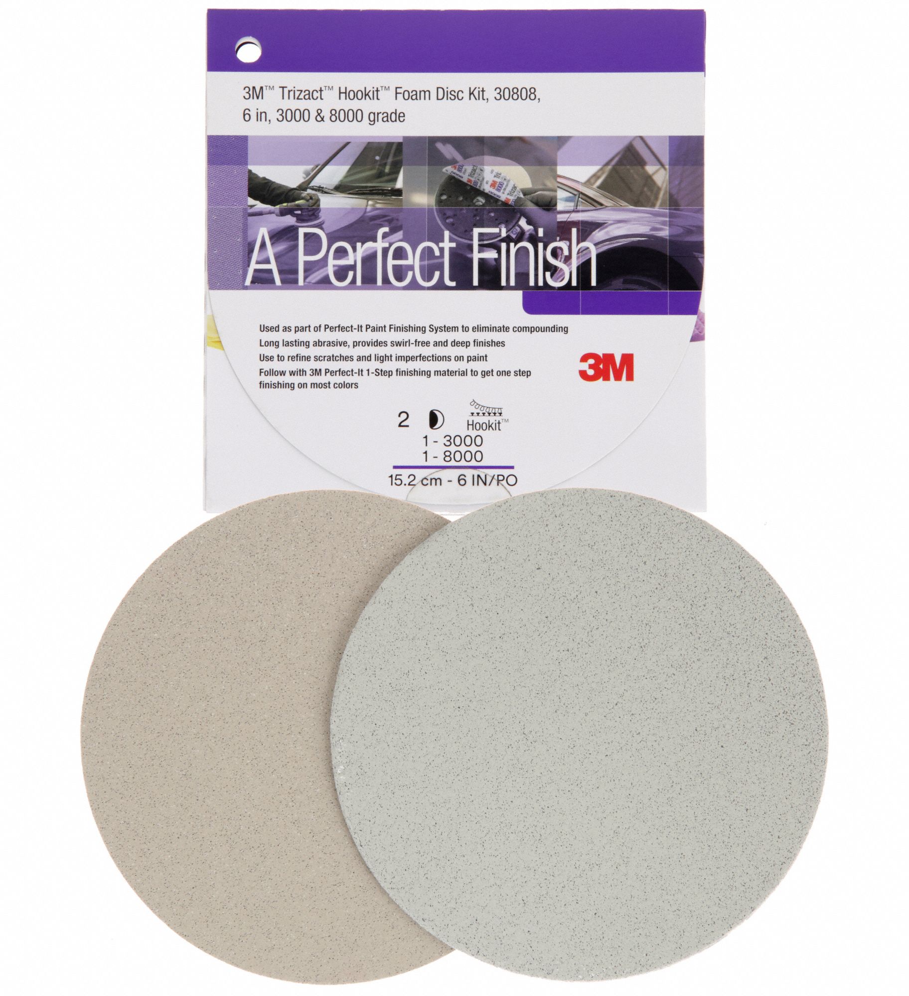 3M, Disc, HookandLoop, Polishing Pad 55EE1230808 Grainger