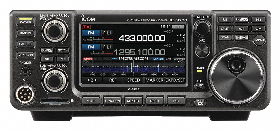 IC9700, VHF/UHF, Mobile Two Way Radio 55EE299700 12