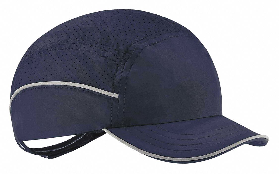 ERGODYNE Bump Cap, Short Brim Baseball, Dark Blue, Fits Hat Size One ...