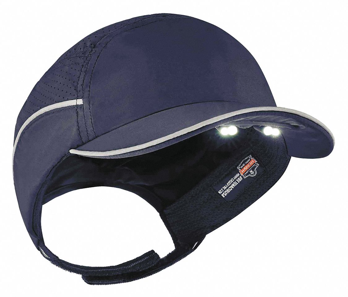 Ergodyne Bump Cap Short Brim Baseball Dark Blue Fits Hat Size One