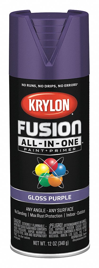 Krylon Fusion Rust Preventative Spray, Purple Outdoor Spray Paint
