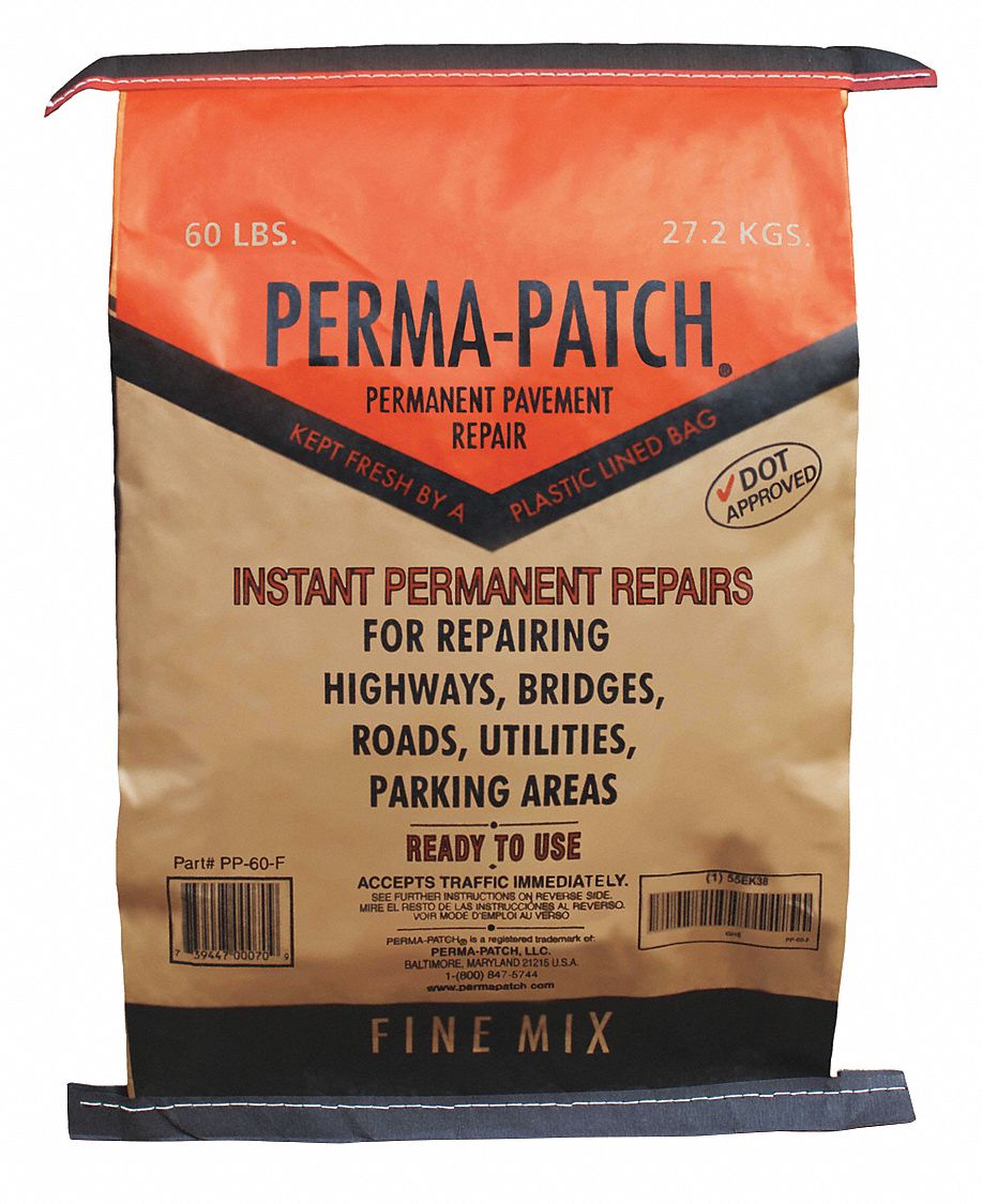 PERMAPATCH, PP60F, Limestone Asphalt Mix, Cold Patch 55EK38PP60