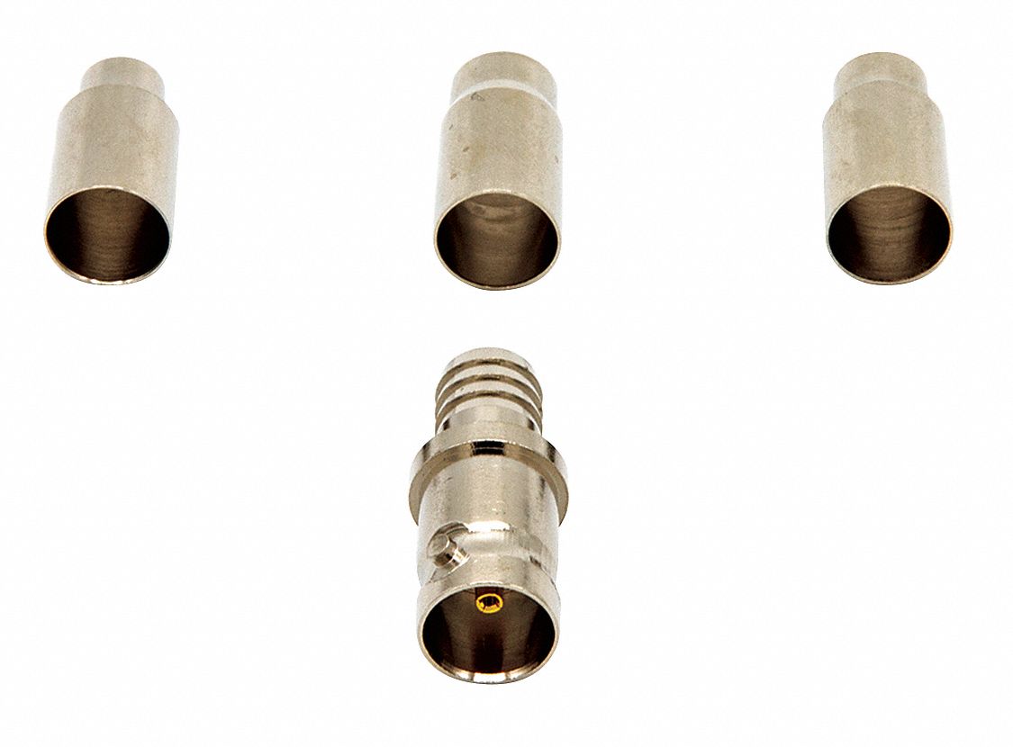 COAXIAL CONNECTOR,BNC FEMALE,1 IN,PK10