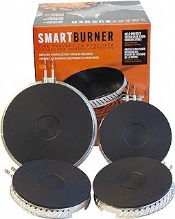 Burner: (3) 6 in and 8 in Size Repl Burner Size Included, 4 PK