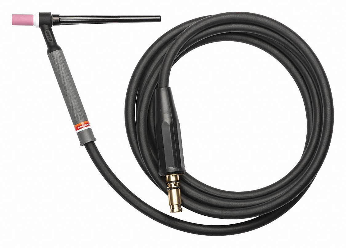 LINCOLN ELECTRIC AirCooled TIG Torch, 125A Output Range 55EL93K1782