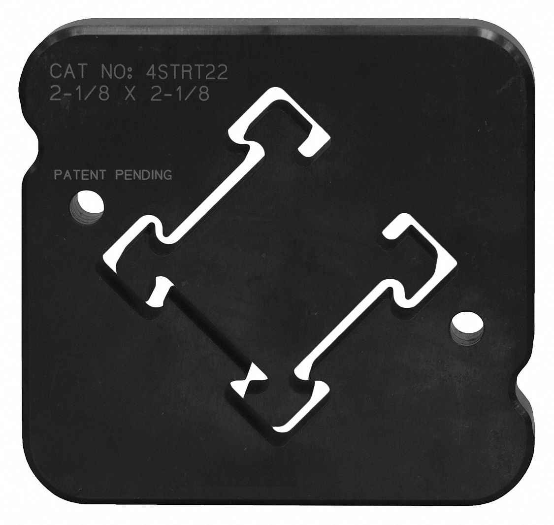 Strut Dies: (2) Cooper B-Line 4D22 Dies, For 2 1/8 in Strut Wd