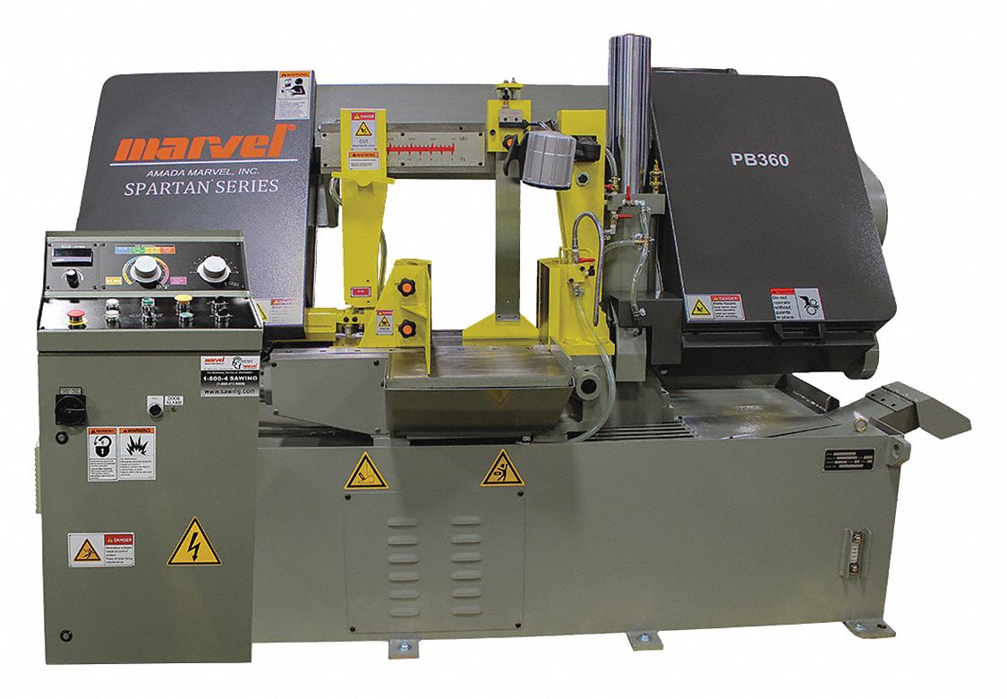 MARVEL, Horizontal, 230V AC, Band Saw 55EM65PA360/MPC/230 Grainger