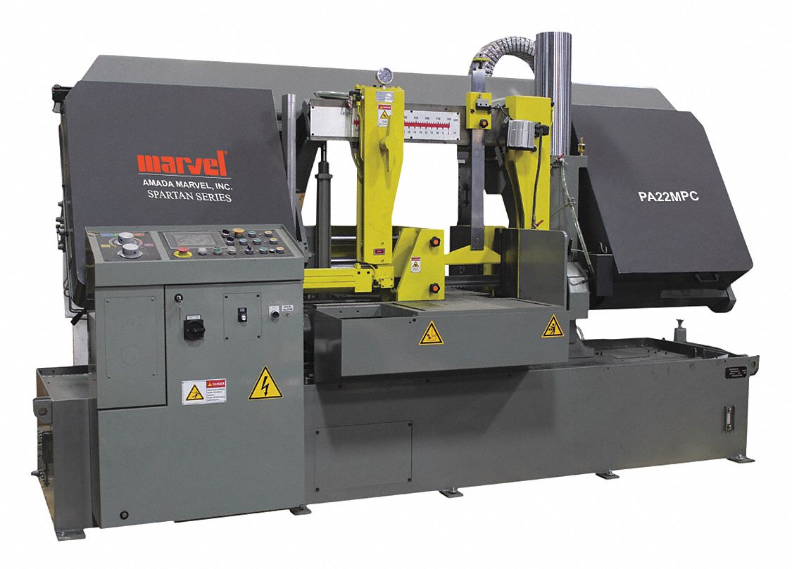 Band Saw: Horizontal, 230V AC, 22 in x 24 1/2 in, 60 to 300, 0°, 3 Phase