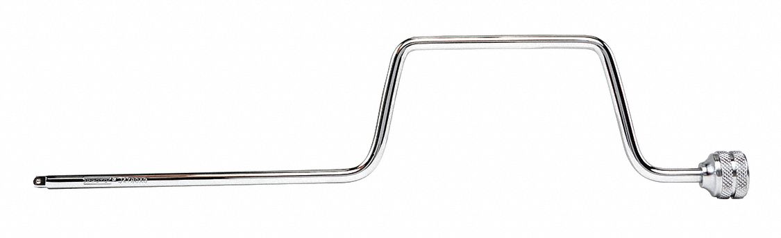 SKT DRVR,STEEL,CHROME,DRVSZ 1/4 IN