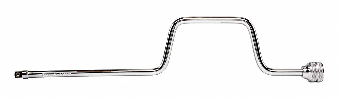 SKT DRVR,STEEL,CHROME,DRVSZ 1/2 IN