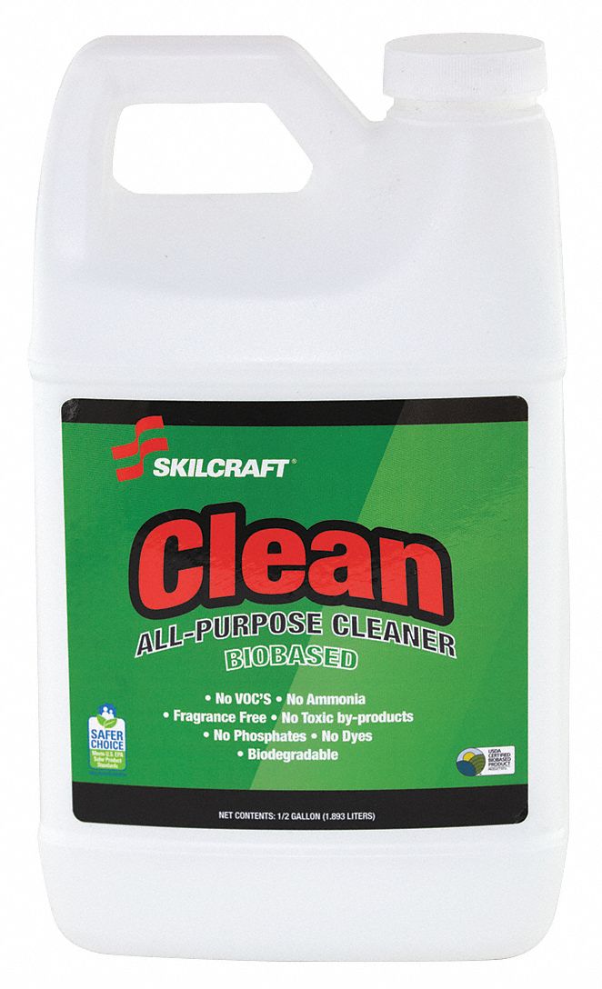 SKILCRAFT, Water Based, Jug, Cleaner/Degreaser 55EN77793000068
