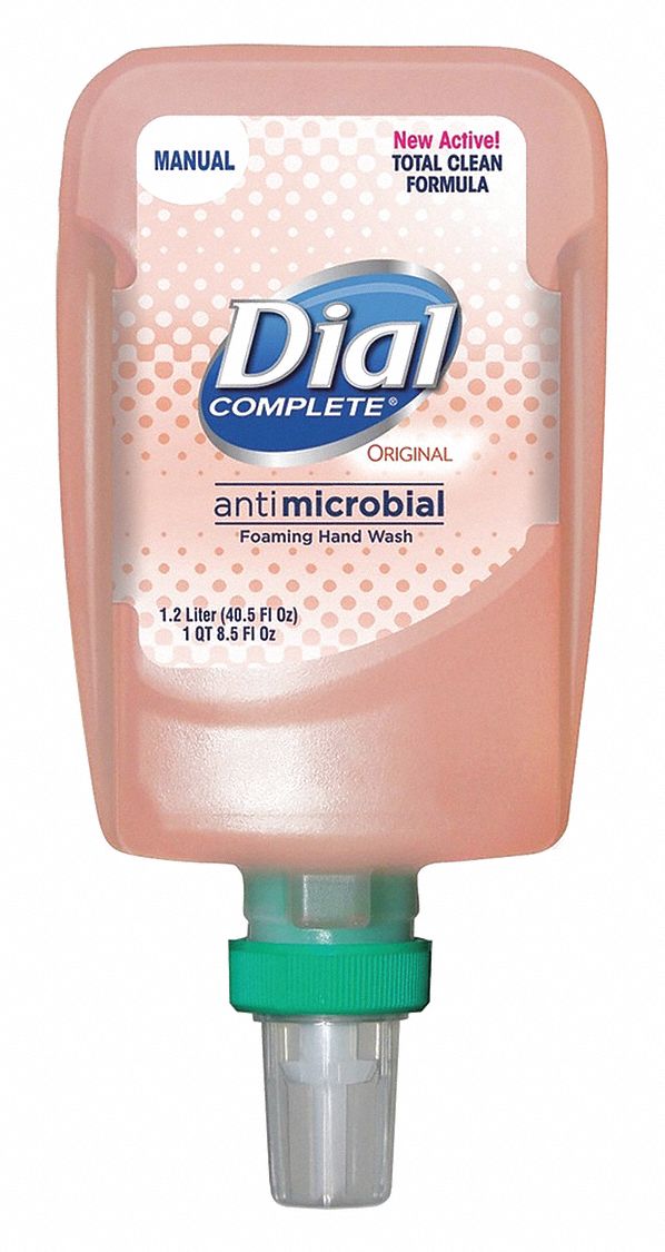 DIAL Unscented, Liquid, Hand Soap, 1,200 mL, Pump Bottle, Dial Complete