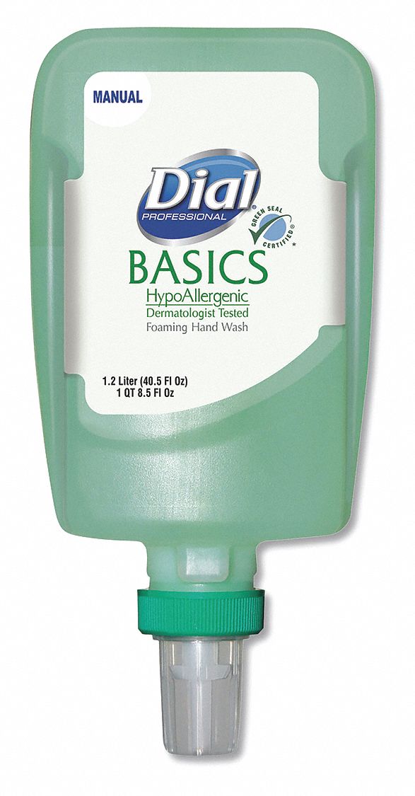 Hand Soap: 1,200 mL Size, Requires Dispenser, Dial Professional, Honeysuckle, 3 PK