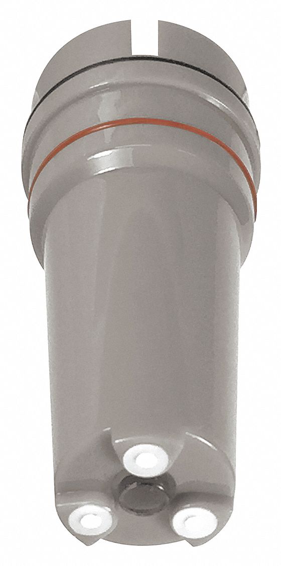 Replacement pH Sensor: pH, Single, Flat, ABS Plastic, 3 in Overall Lg, 32°F Op Temp - Min