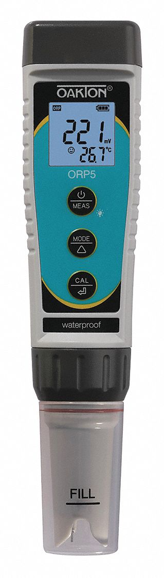 ORP Meter: -1000 mV, 1000 mV, 1 mV, Waterproof, Auto