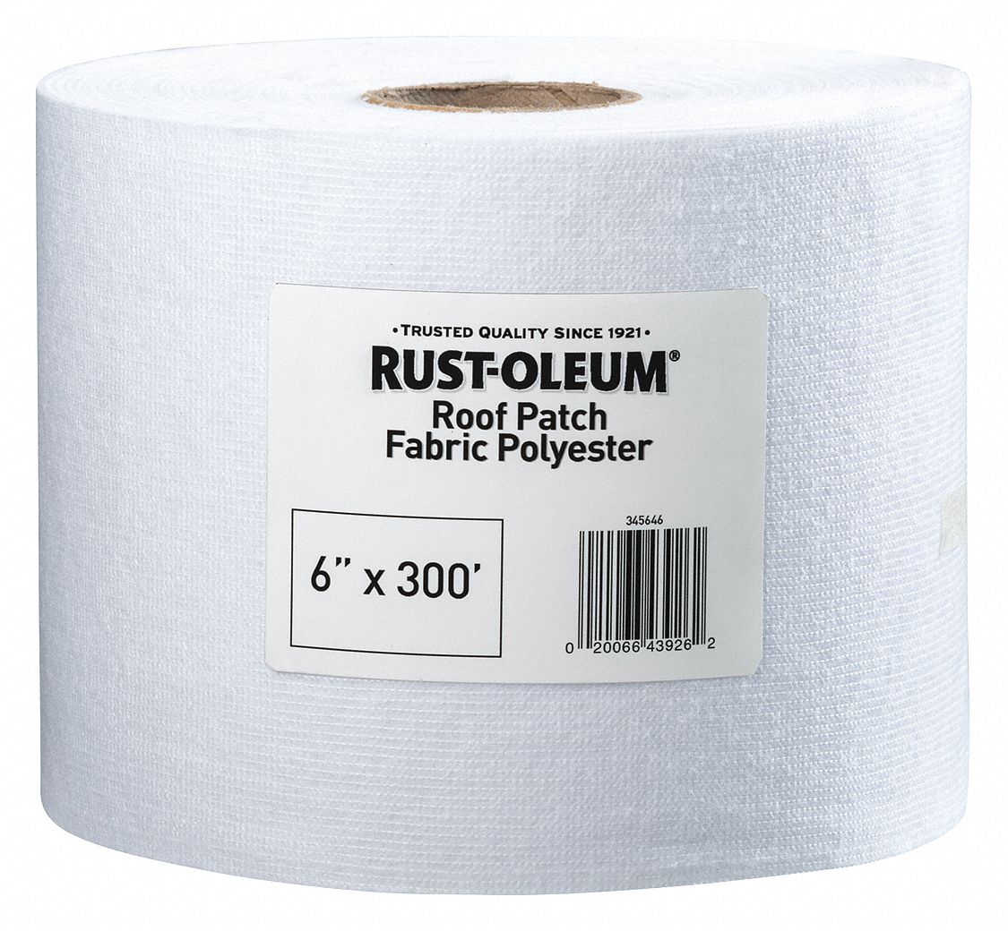 Professional grade repair fabric, Roof Repair Fabric, 6 In X 25 Ft, Roll,  Yellow