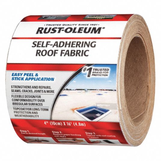 Rust-Oleum 345650 Roof Repair Tape,4 x 16 ft.,White