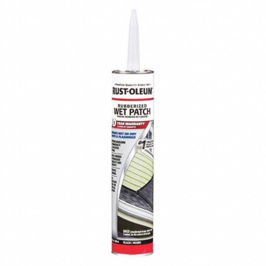 RUSTOLEUM Roof Cement, 10.1 oz., Black 55ER03301824 Grainger