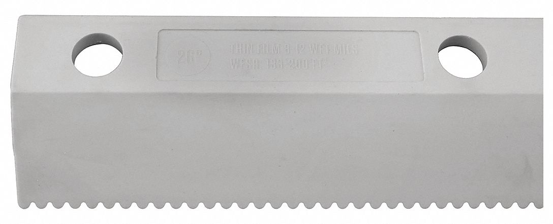 SQUEEGEE BLADE,26 IN L,GREY,RUBBER