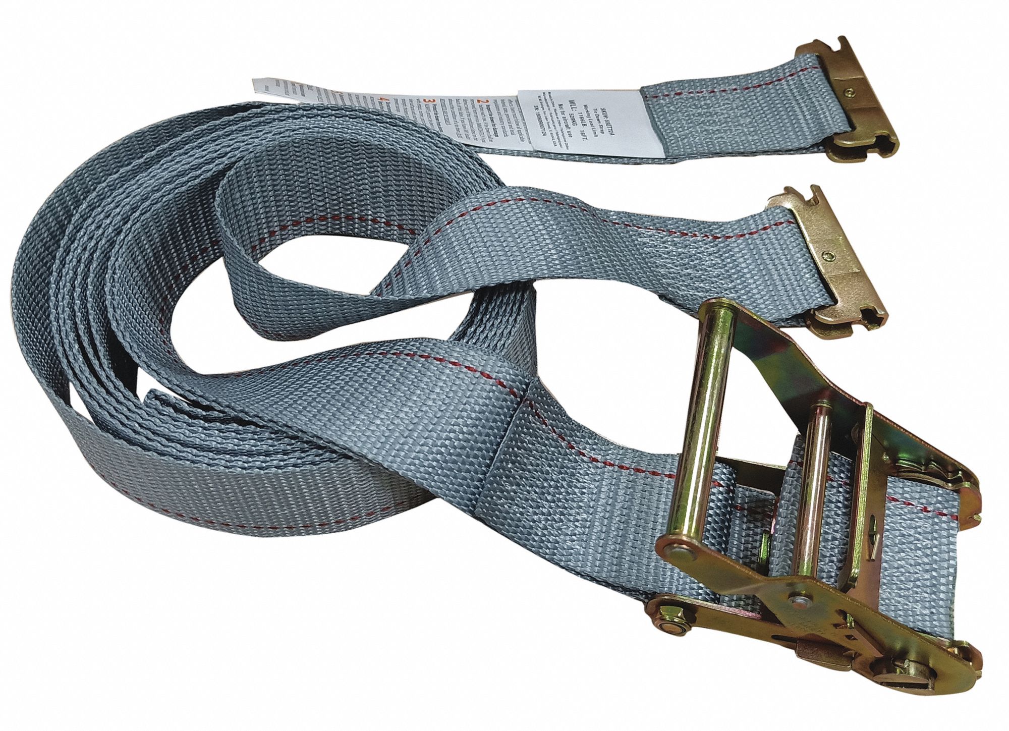 GRAINGER APPROVED Tie Down Strap, 16 ftL x 2 inW, 1,166 lb Load Limit