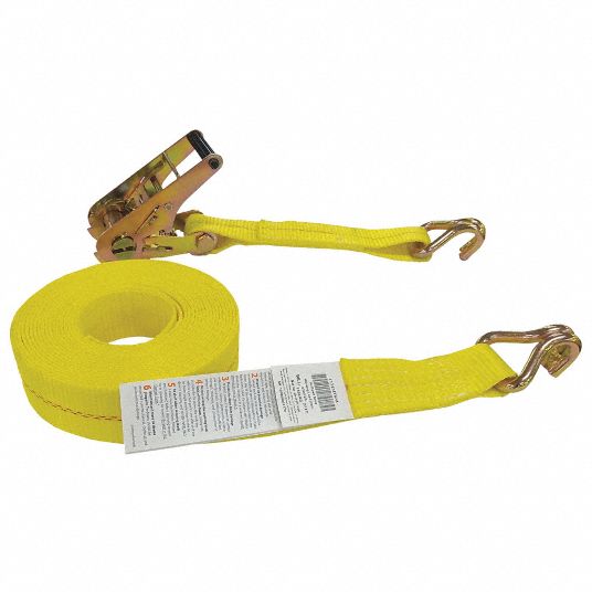 3300 lb. Capacity, 2 in. x 27 ft. Ratcheting Tie Down