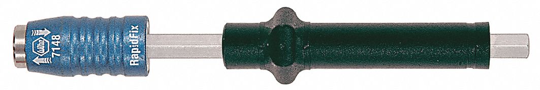 Bit Holder: Bit Holder, Hand, 1/4 in Compatible Bit Size, Hex Compatible Bit Shank, Nonmagnetic