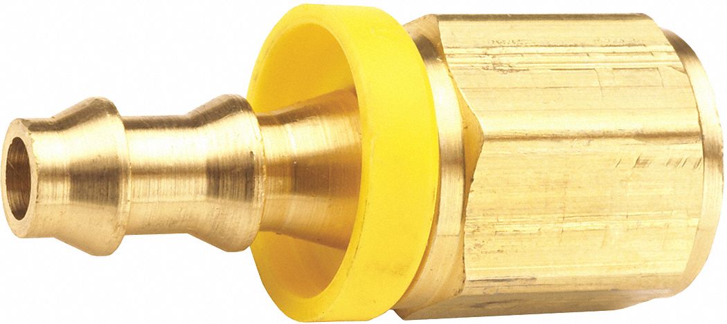 PUSH-ON HOSE FITTING,3/4 IN BARB SZ,NPTF