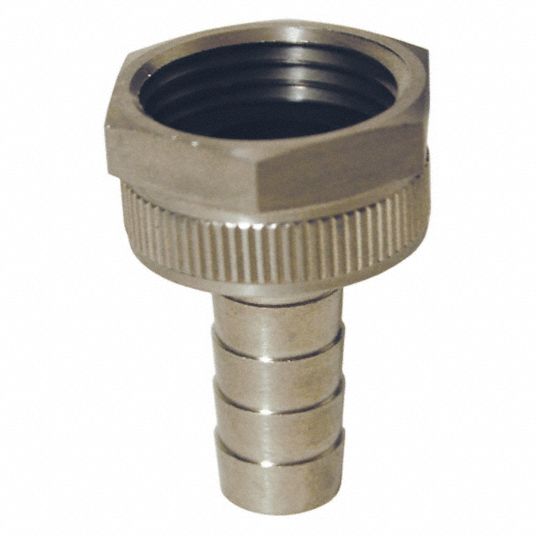 3/4 in x 5/8 in Fitting Size, Female x Male, Garden Hose Repair Fitting -  55EV77