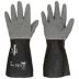 Chemical- & CE-Rated Heat-Resistant Nitrile/Neoprene/Nitrile Gloves with Nylon Liner, Supported