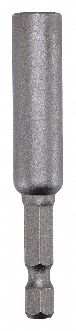 Nutsetter: Nutsetter, Imperial, 1/4 in Fastening Size, Hex, 1/4 in Shank Size, Steel
