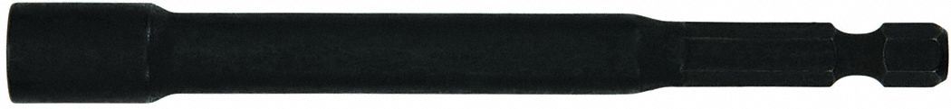 Nutsetter: Nutsetter, Imperial, 1/4 in Fastening Size, Hex, 1/4 in Shank Size, 4 in Overall Lg